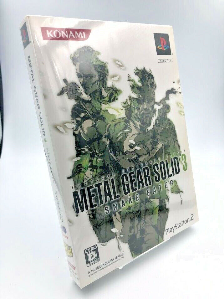 Metal Gear Solid 3 The Best 2-disc Playstation 2 Japan limited box set w artbook