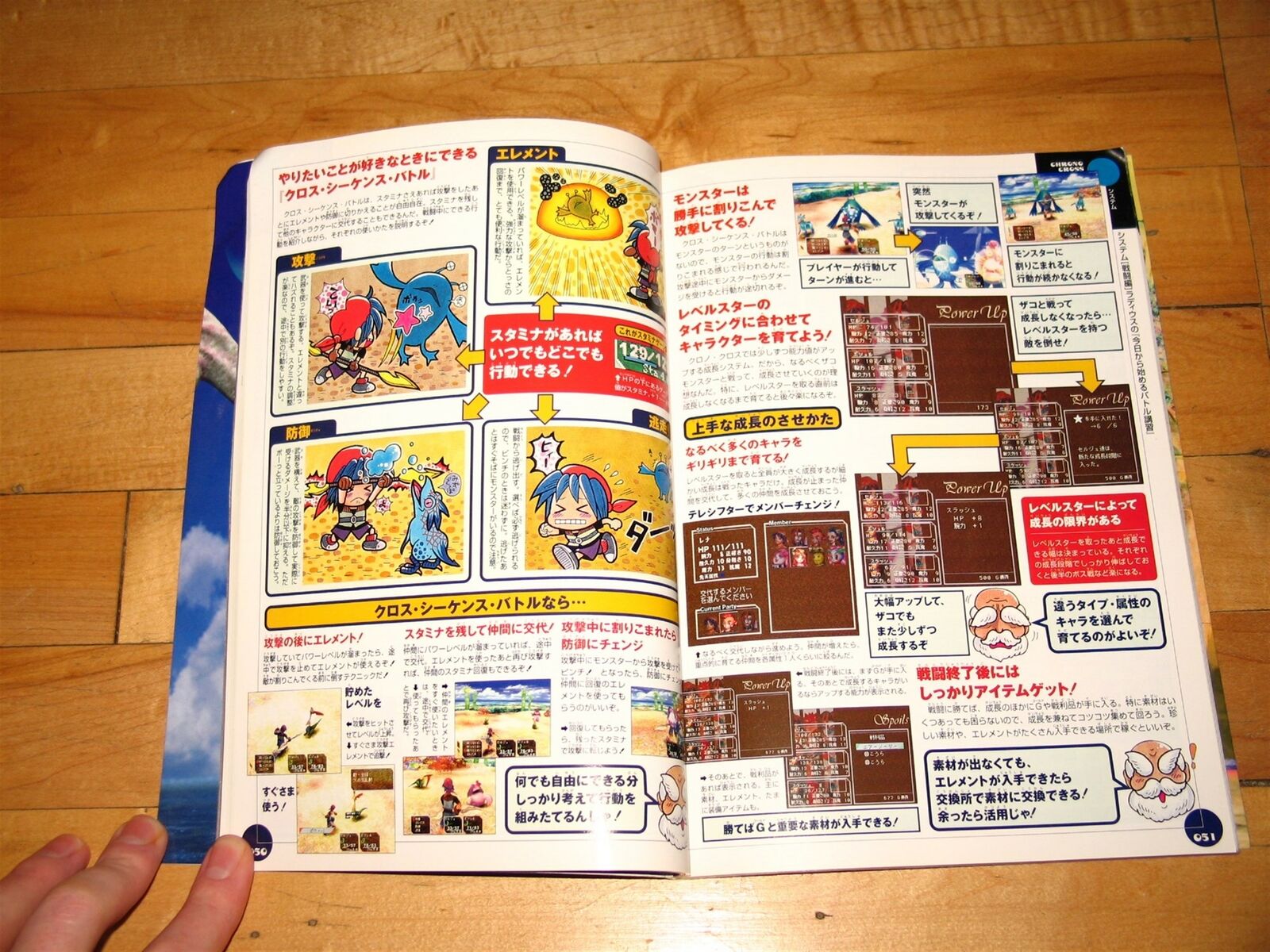 Chrono Cross: Parallel Navigator V-Jump strategy guide/art book artbook Trigger