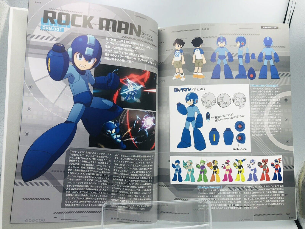 Rockman 11 Gears Of Destiny Production Note Complete Edition Limited Mega Man 11
