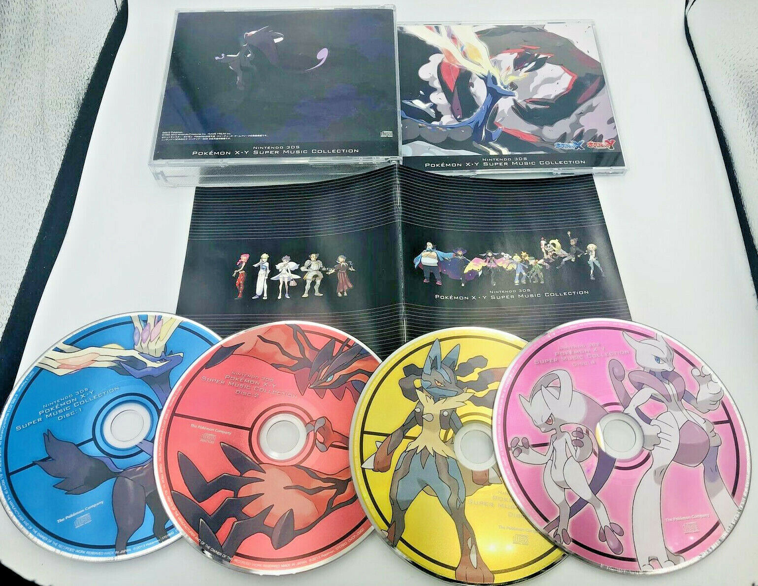 Pokémon X・Y Super Music Collection 4-CD Soundtrack Nintendo 3DS Pokemon OST