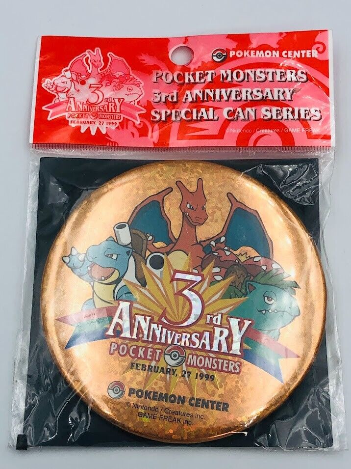 Pocket Monsters 3rd Anniversary Special Can Series Pokémon Center 1999 Pokemon