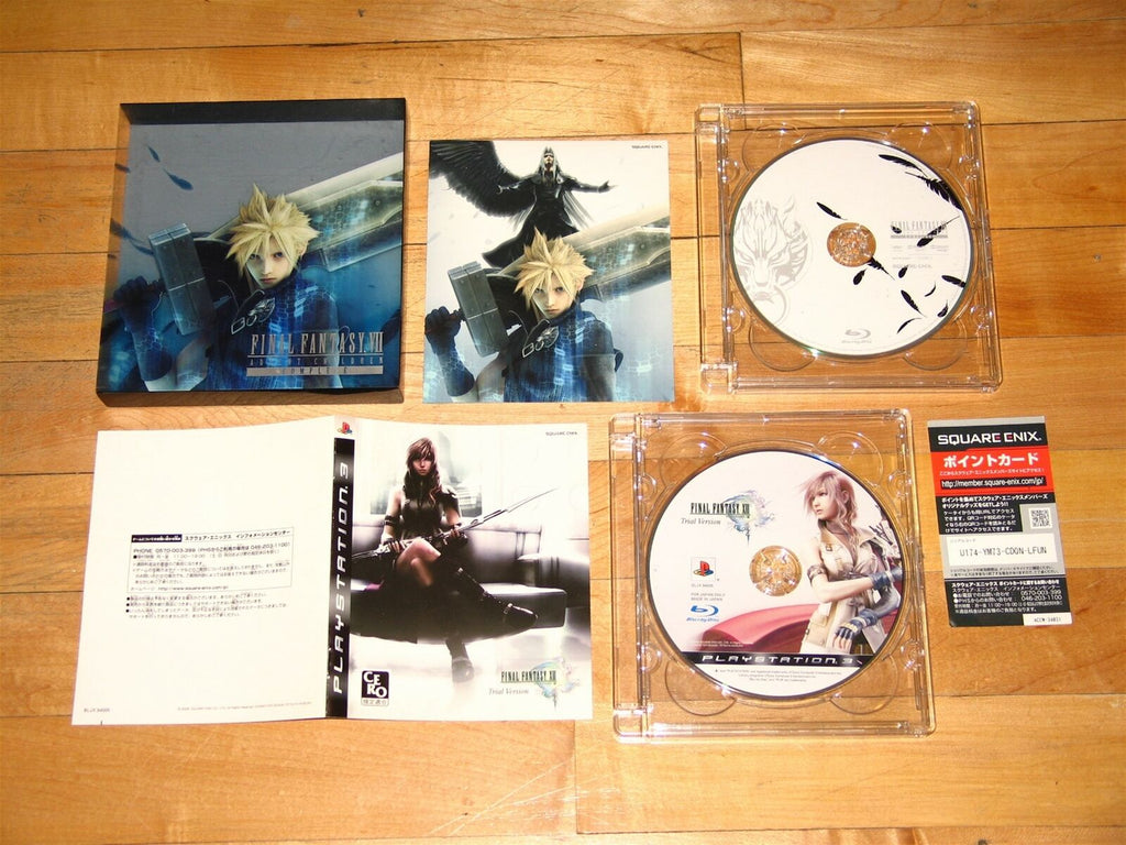 Final Fantasy VII Advent Children Complete Blu-Ray Limited Edition Region A+demo