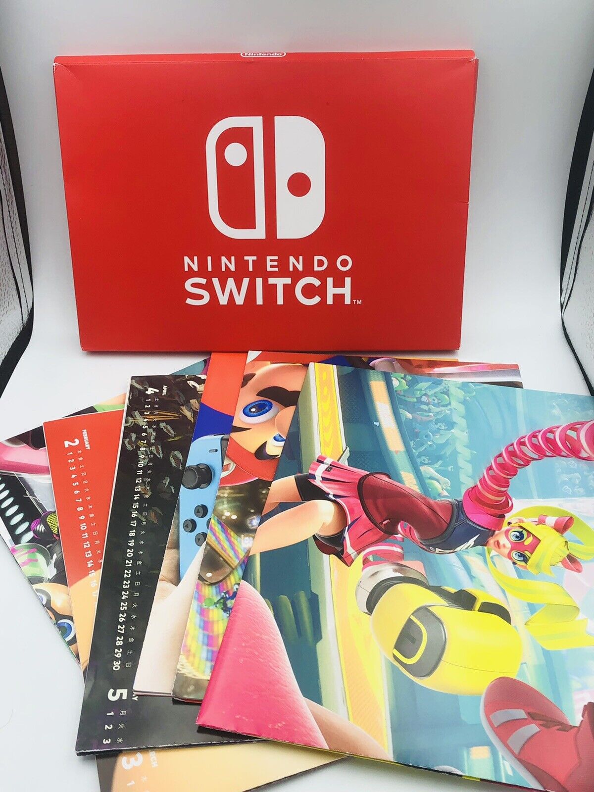 Japan My Nintendo Rewards 6-Poster set 2017 Zelda Breath of the Wild/Mario Kart
