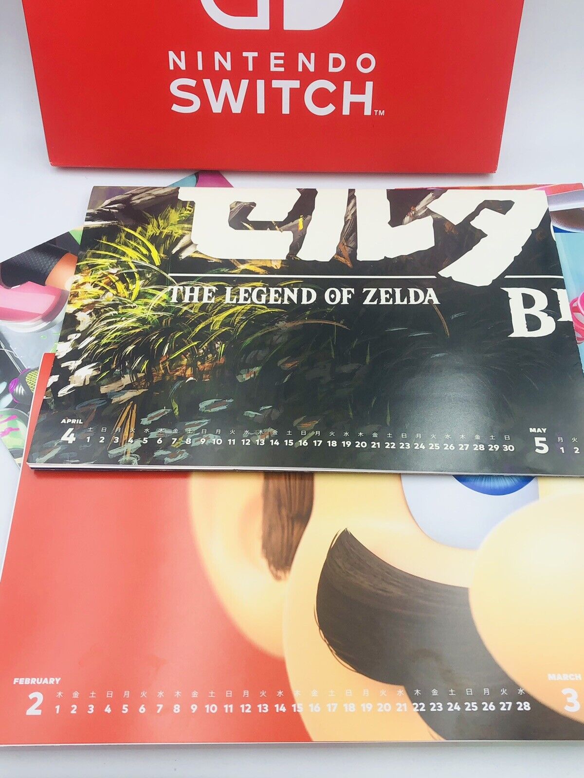 Japan My Nintendo Rewards 6-Poster set 2017 Zelda Breath of the Wild/Mario Kart