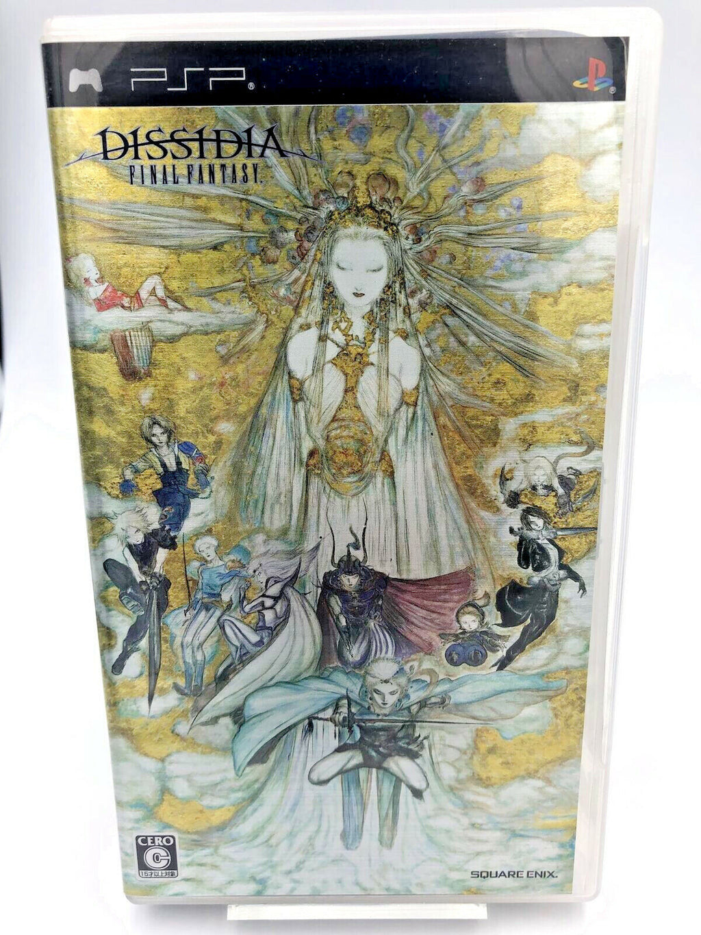 Dissidia Final Fantasy Limited Edition Gold Yoshitaka Amano cover PSP Japan