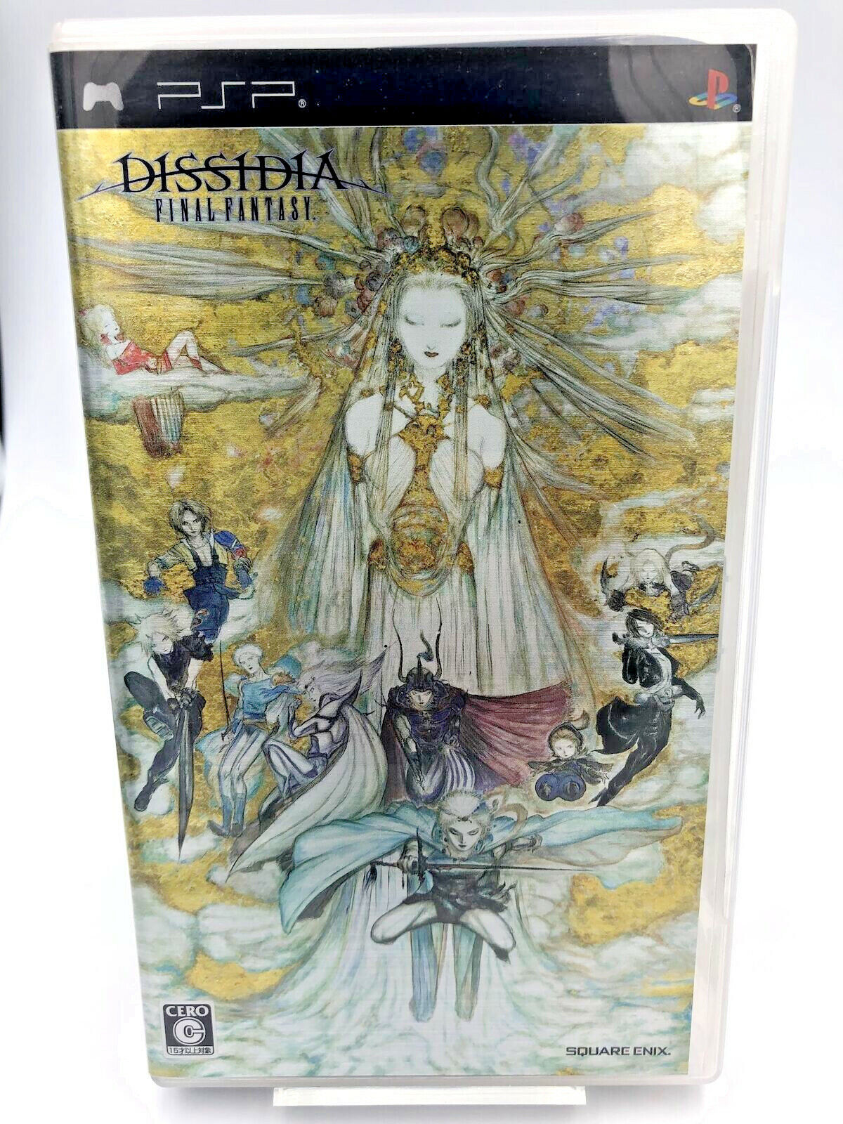 Dissidia Final Fantasy Limited Edition Gold Yoshitaka Amano cover PSP Japan
