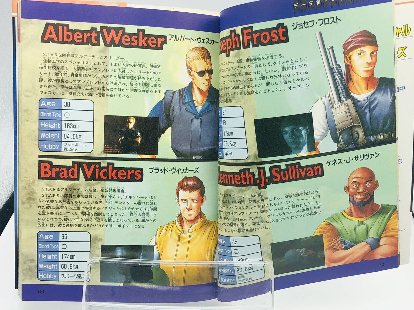 Biohazard Complete Walkthrough Manual Playstation PS1 art Japan Resident Evil 1