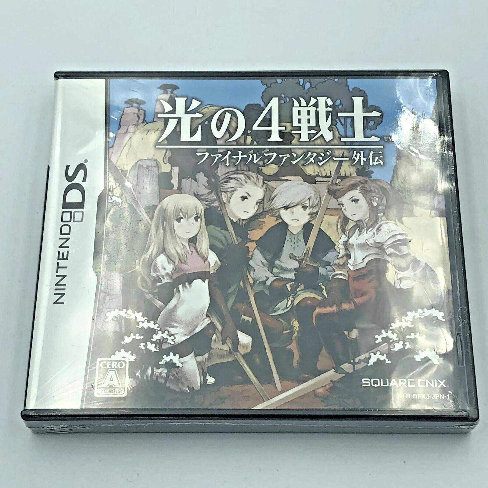 NEW Sealed Final Fantasy: The 4 Heroes of Light Japanese Nintendo DS Japan NDS