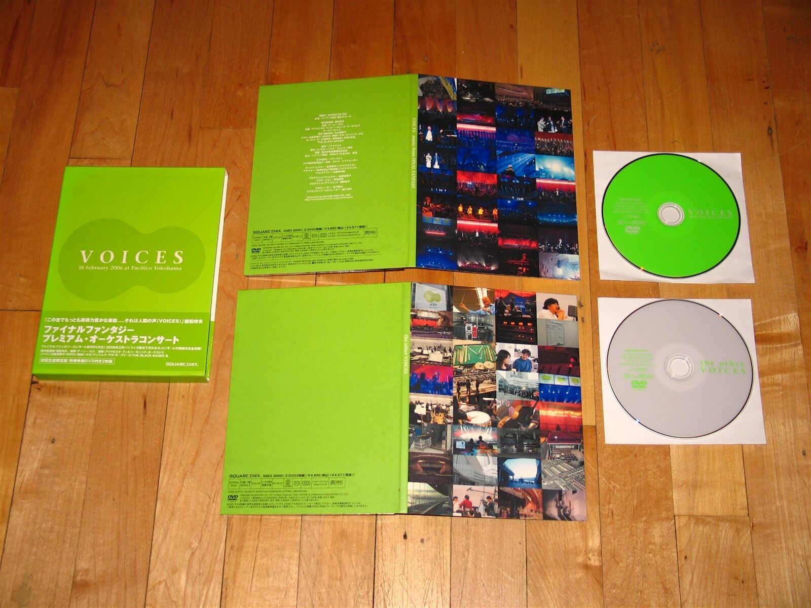 Final Fantasy Voices live concert DVD limited edition 2DVD Japanese SQEX 20001-2