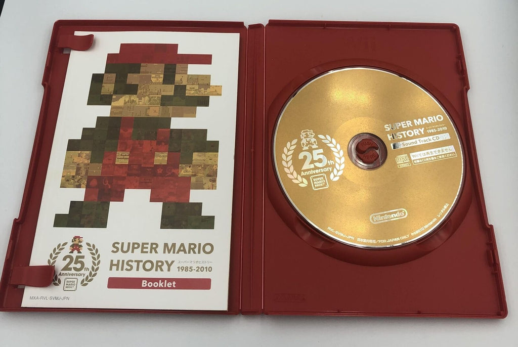Super Mario History 1985-2010 Soundtrack CD & Booklet limited edition Koji Kondo