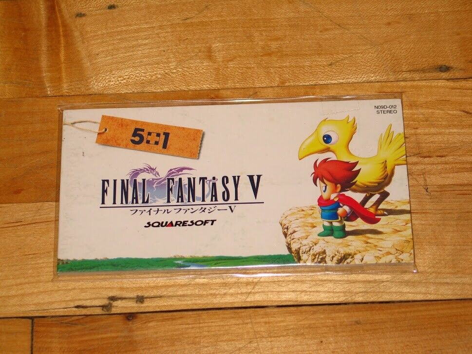 Final Fantasy V 5+1 CD Japanese 3" 3-inch CD 8cm soundtrack import 5 outtakes
