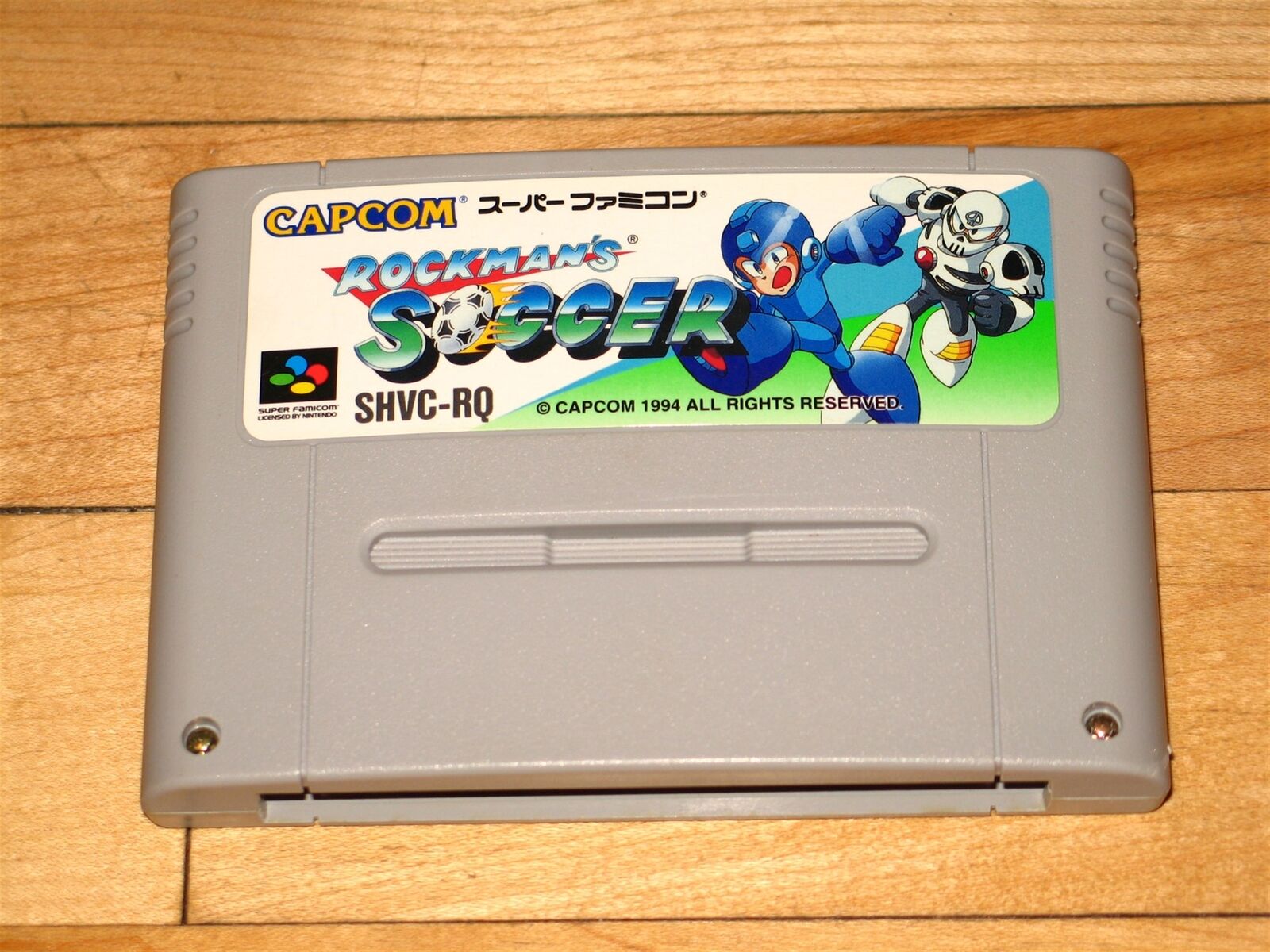 Rockman Soccer (aka Mega Man Soccer) Nintendo Super Famicom SNES Japan Megaman
