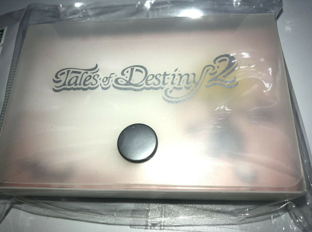 Tales of Destiny 2 acrylic card case with screenprinted logo Playstation RPG PS2