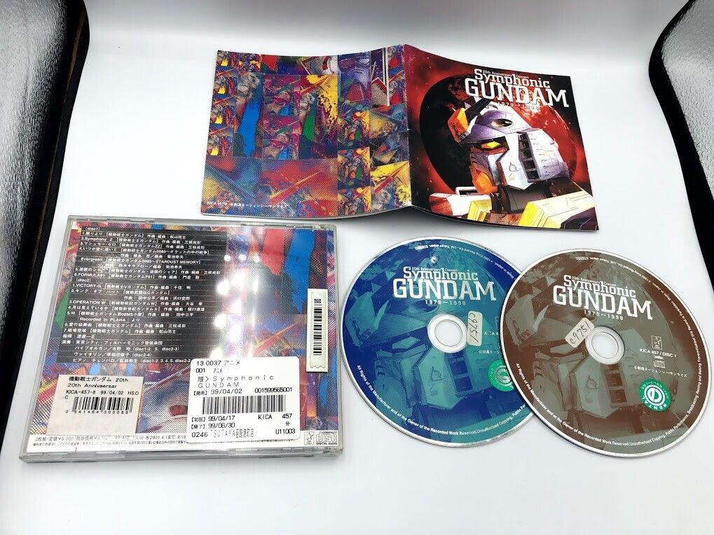 20th Anniversary Concert Symphonic GUNDAM 1979-1998 Starchild ‎– KICA-457/8 2-CD