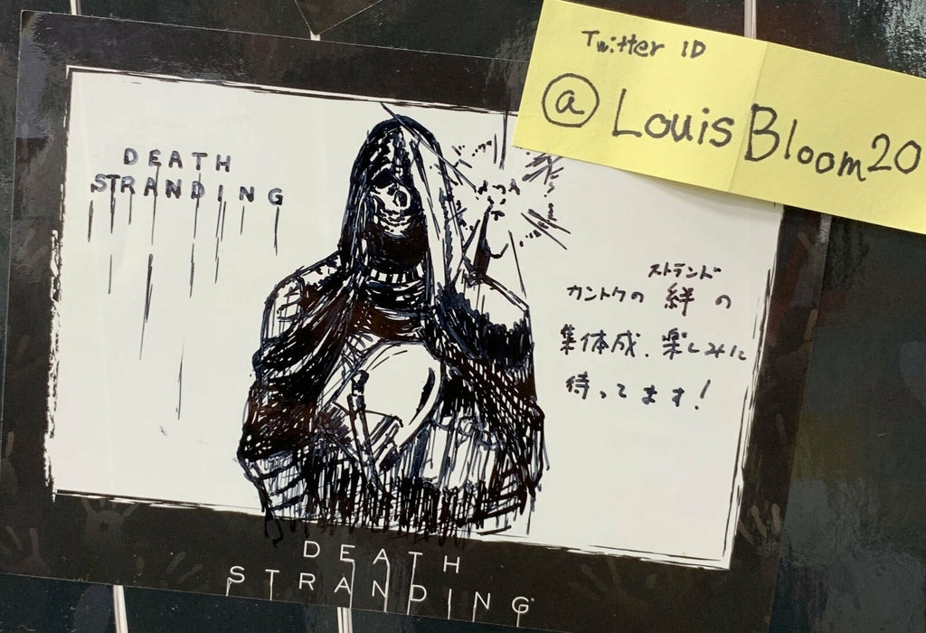 Death Stranding message sticker Twitter Instagram promo campaign Hideo Kojima