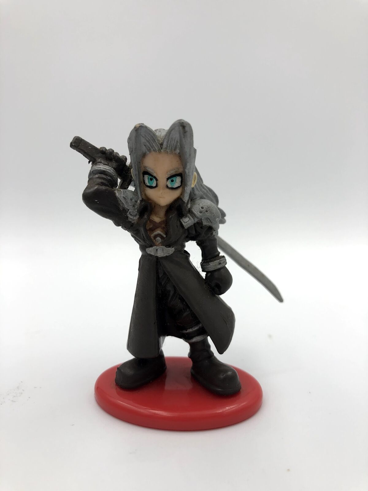 Final Fantasy VII Coca-Cola color chibi Sephiroth figure 2001 Squaresoft Japan