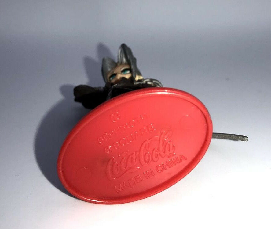 Final Fantasy VII Coca-Cola color chibi Sephiroth figure 2001 Squaresoft Japan