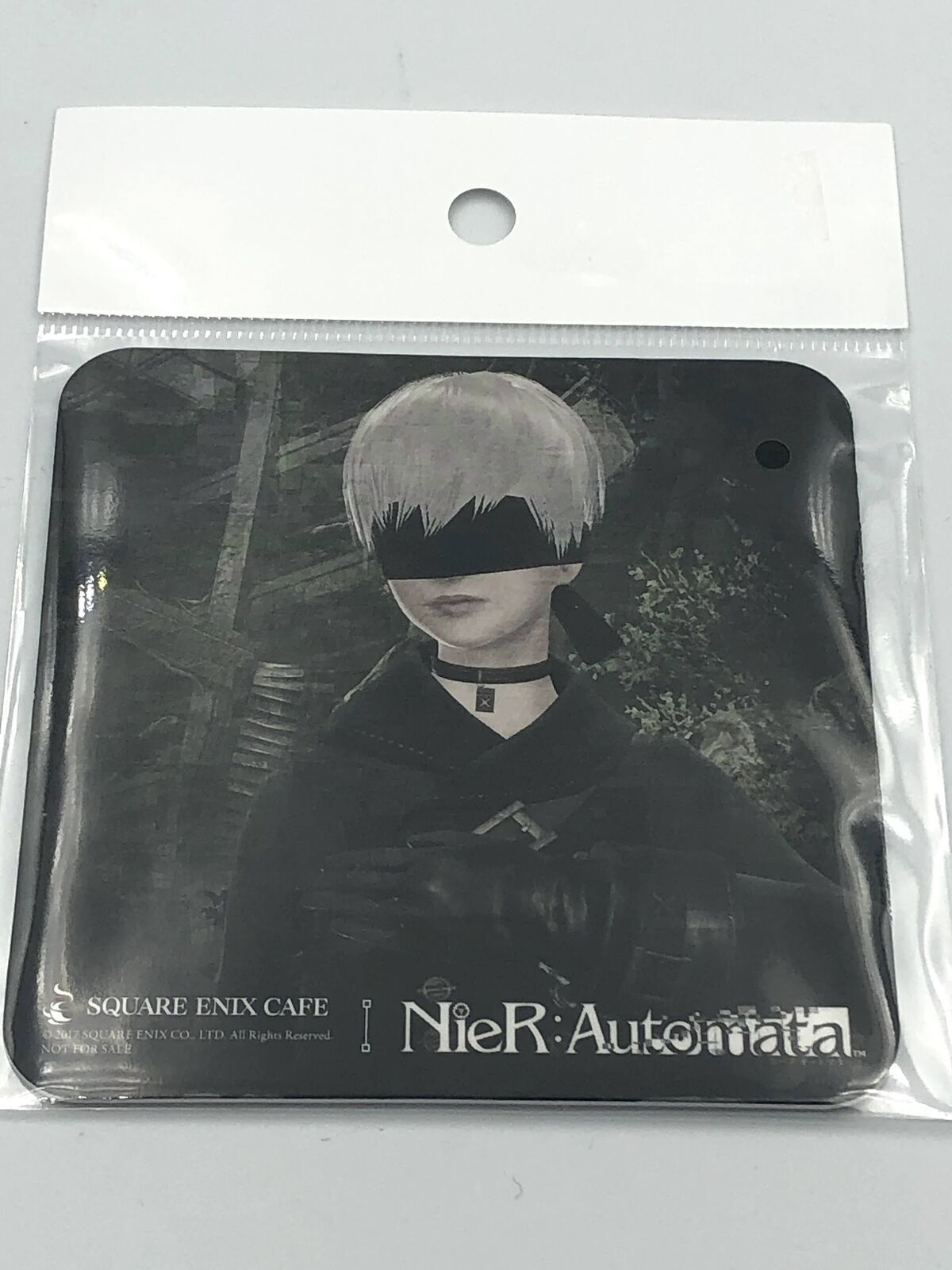 Square Enix Cafe Tokyo exclusive NieR Automata 9S drink coaster Nines promo NFS