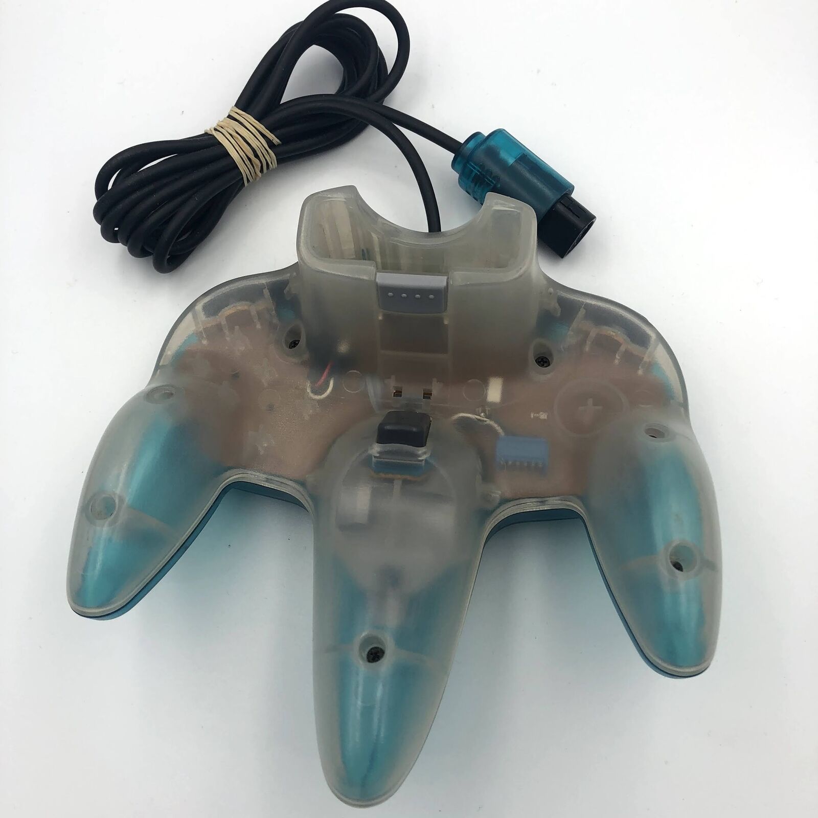 Nintendo 64 Controller Bros authentic official Clear Blue N64 atomic ice blue