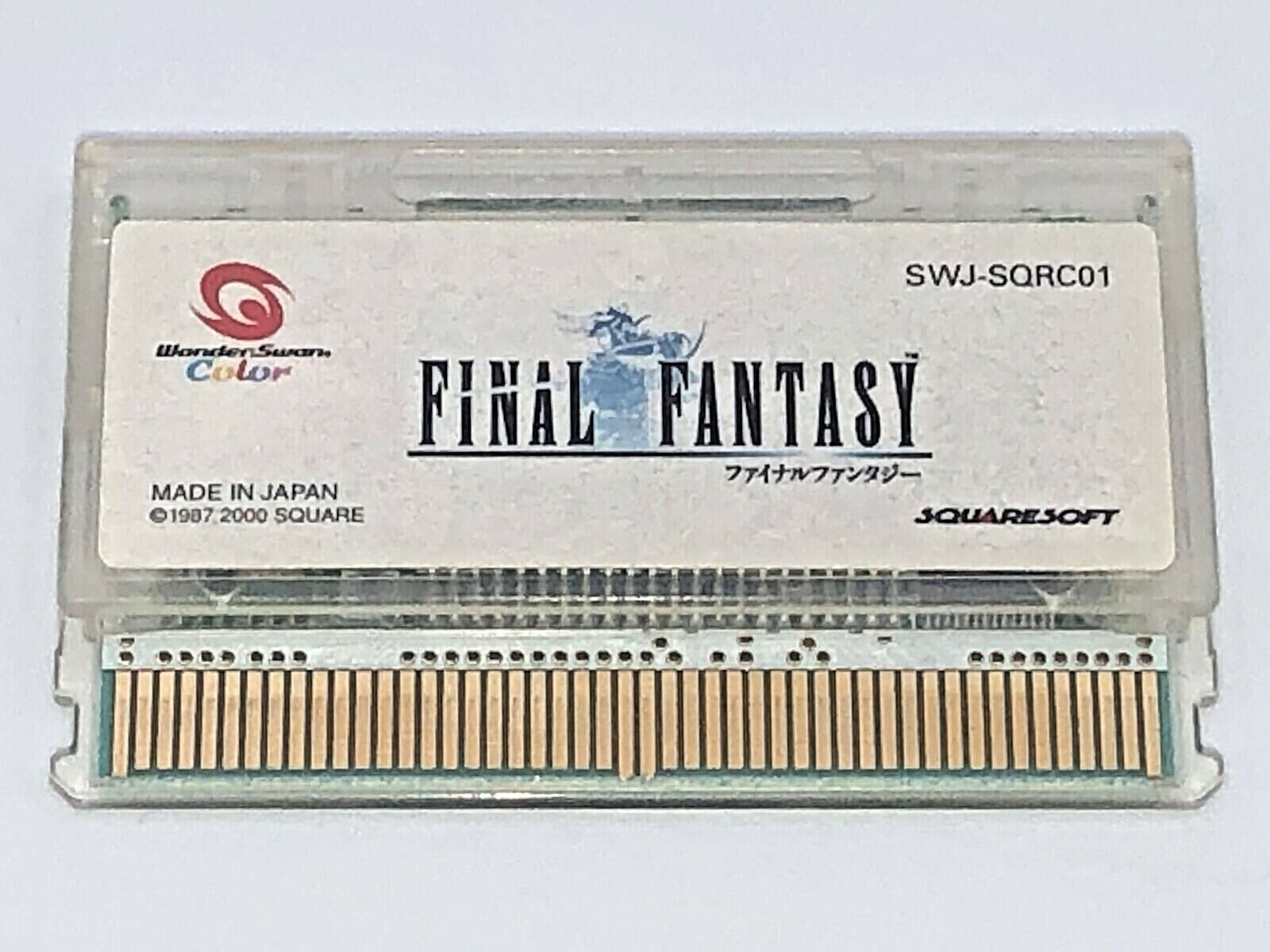 Final Fantasy I 1 Bandai WonderSwan Color 2000 classic handheld RPG Squaresoft