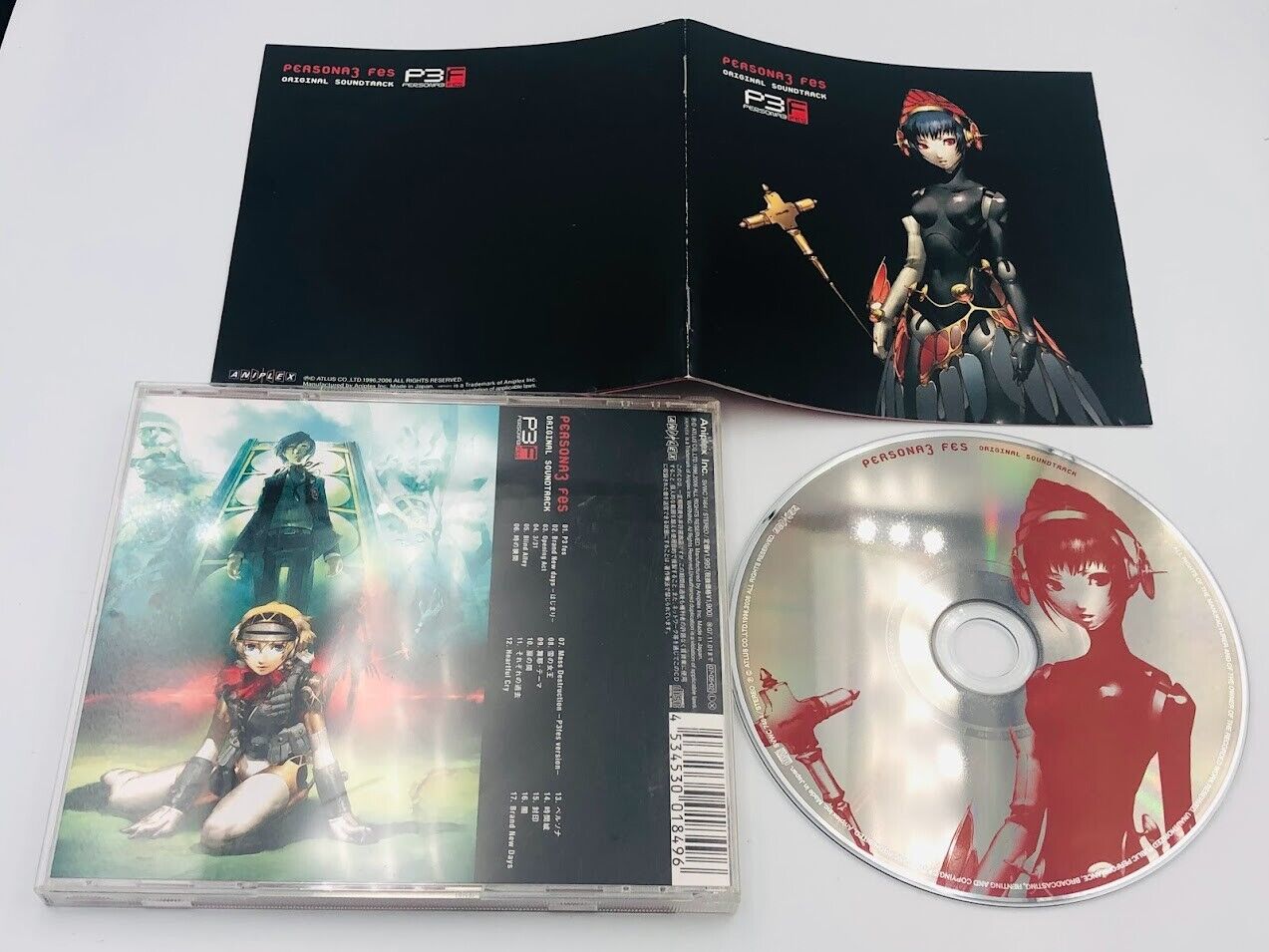 Persona 3 Fes Original Soundtrack CD Shoji Meguro PS2 OST Atlus authentic