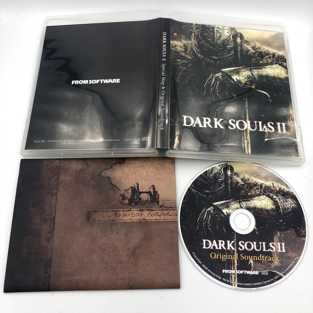 Dark Souls II Original Soundtrack and Special Map/poster bonus CD Emi Evans OST