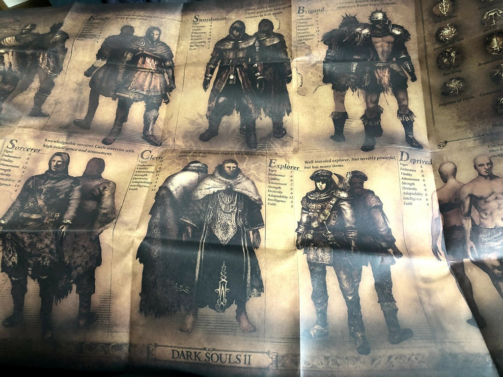 Dark Souls II Original Soundtrack and Special Map/poster bonus CD Emi Evans OST