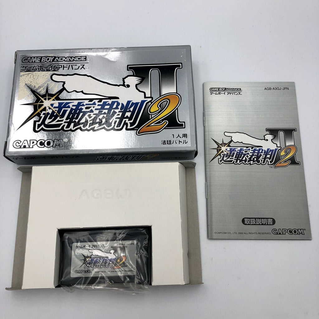 Gyakuten Saiban II (Phoenix Wright Ace Attorney) Game Boy Advance Japan COMPLETE