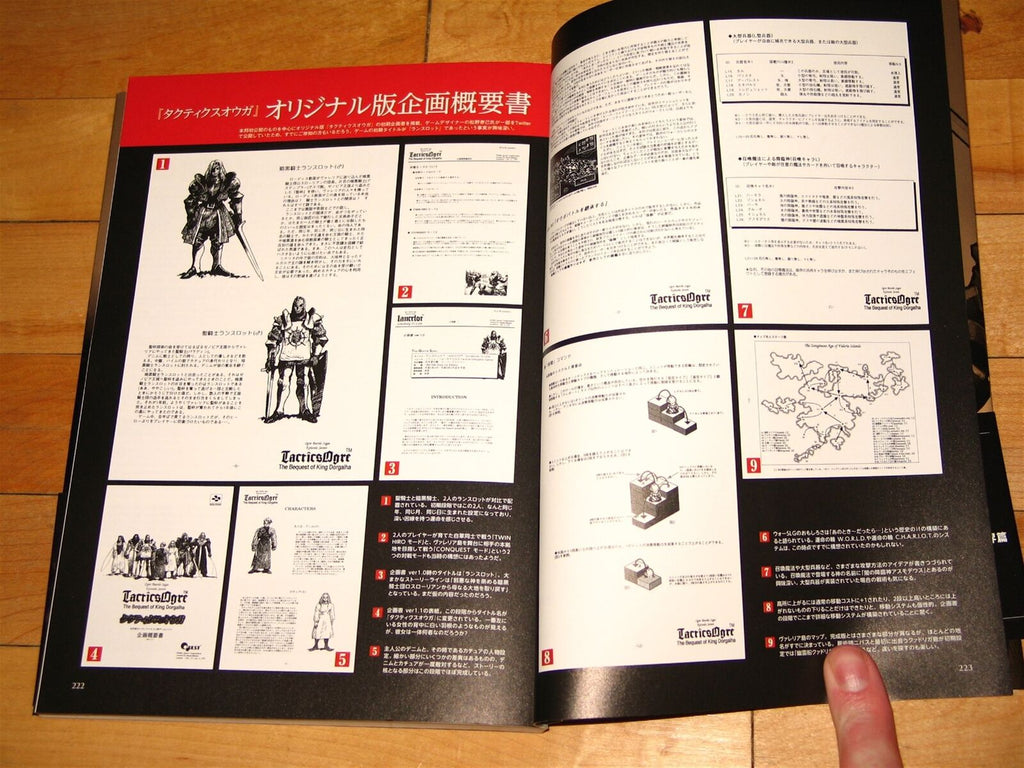 Tactics Ogre Lover's Voice fan book art artbook Square Enix Japan Ogre Battle