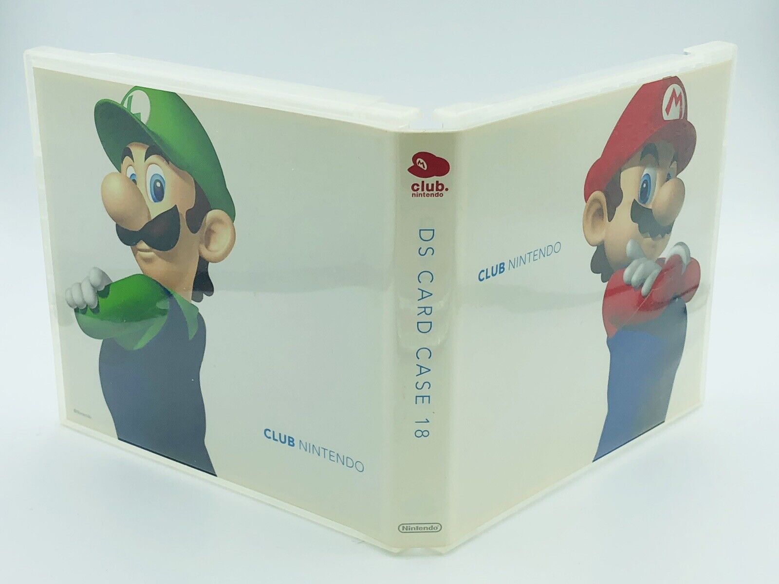 Club Nintendo DS Card Case 18 Mario Family/Gold & Silver reversible cover travel