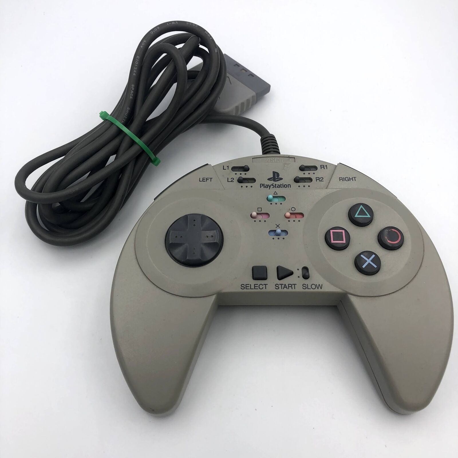 ASCII PAD V Controller SLPH-00005 PS1 Playstation PSOne digital turbo rapid fire