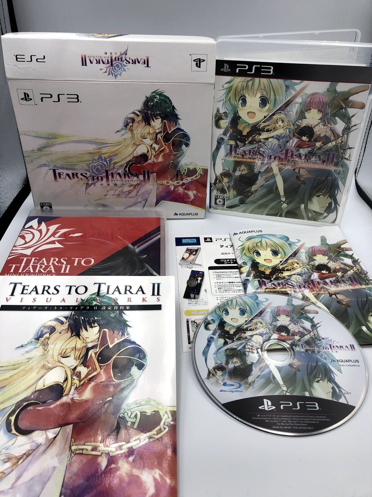Tears to Tiara II Limited Edition Japan Playstation 3 PS3 w soundtrack & artbook