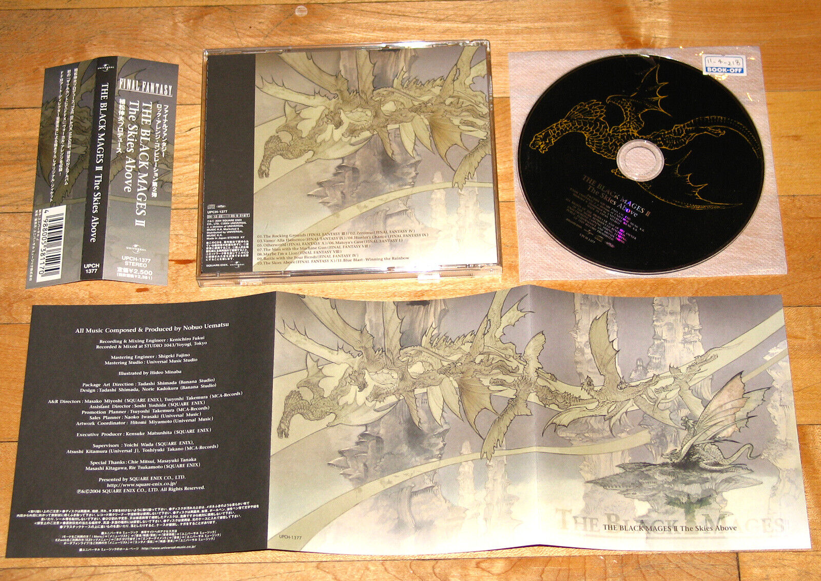 The Black Mages II Skies Above Final Fantasy soundtrack CD Japan Nobuo Uematsu