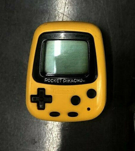 Pocket Pikachu Pokémon LCD handheld game yellow Nintendo 1998 working Pokemon