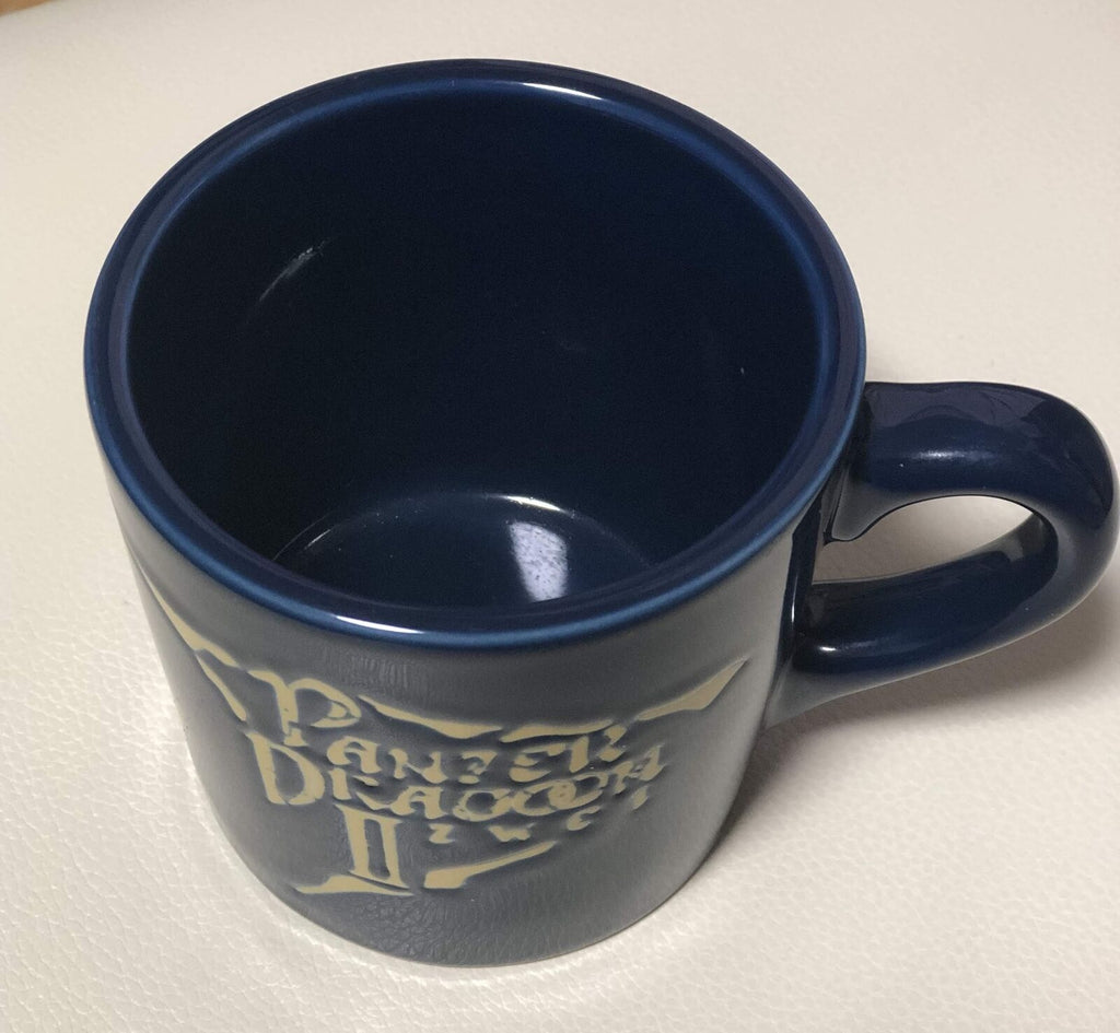 Panzer Dragoon II Zwei promo coffee mug Sega Saturn blue yellow ceramic 1996