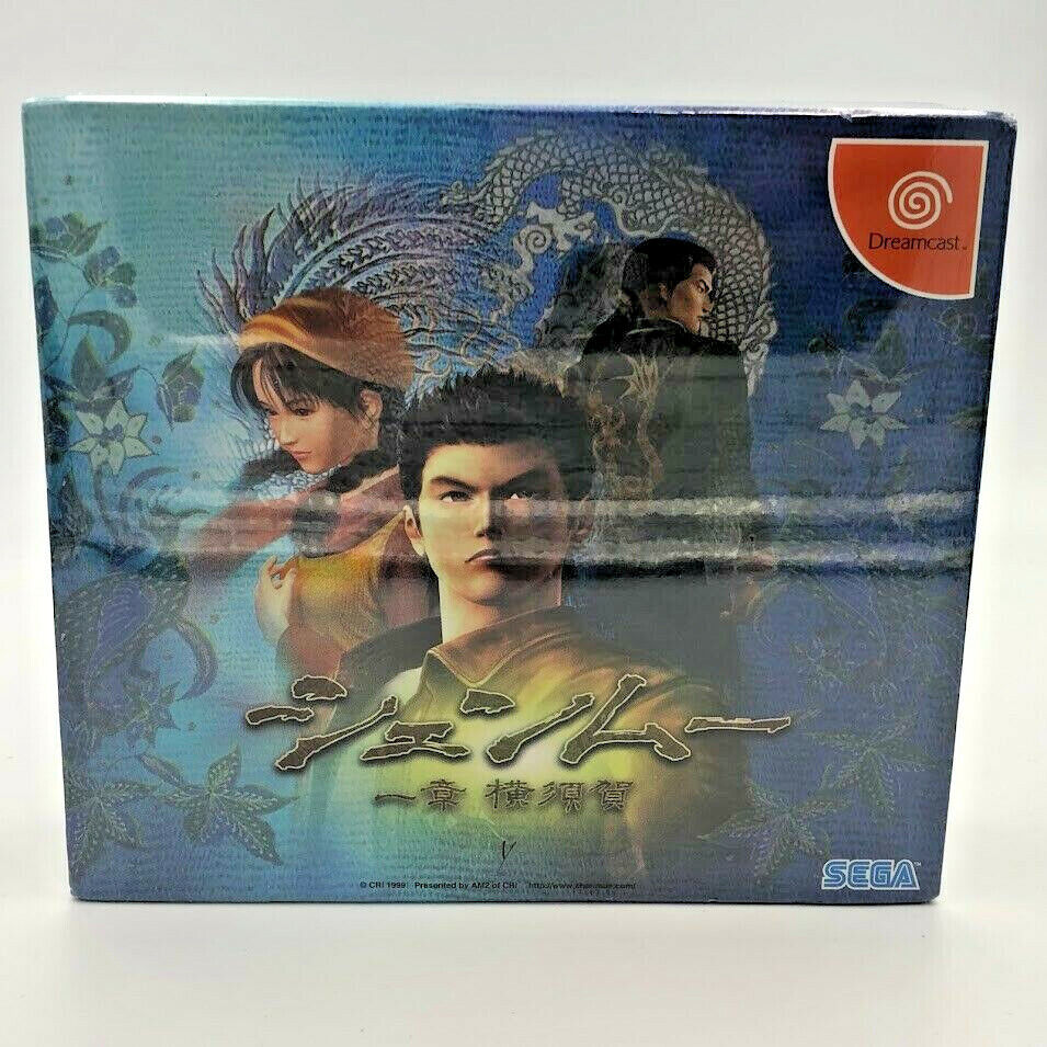 NEW SEALED Shenmue Sega Dreamcast Japan 5-disc first print slipcover +soundtrack