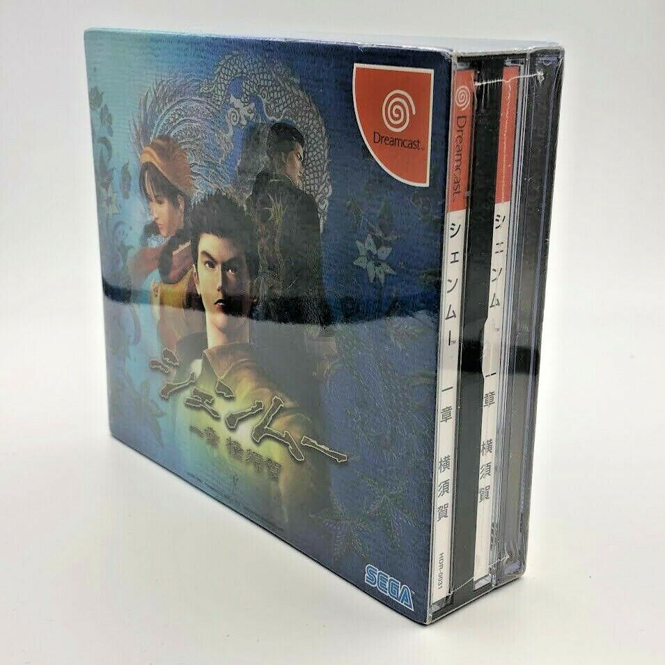NEW SEALED Shenmue Sega Dreamcast Japan 5-disc first print slipcover +soundtrack