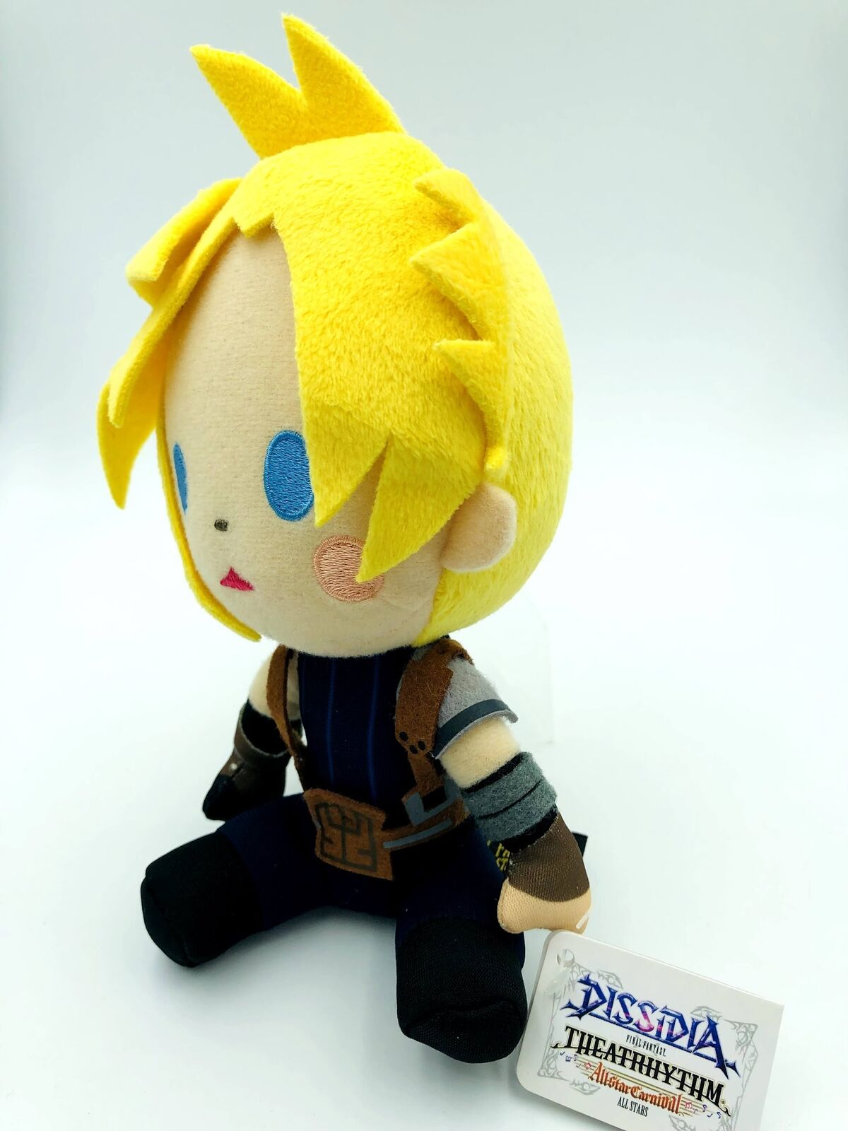 Cloud Strife plush Final Fantasy VII Remake Dissidia/Theatrhythm Taito new w tag