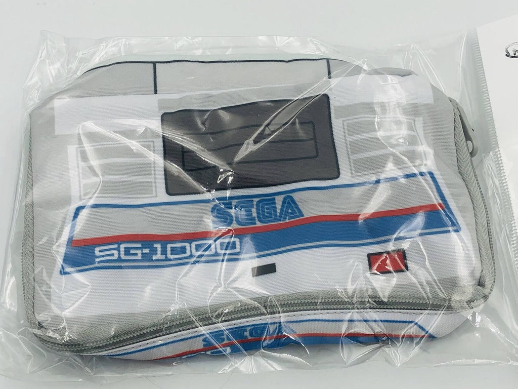 Sega SG-1000 shape hardware cloth zipper pouch Gacha gashapon first console case