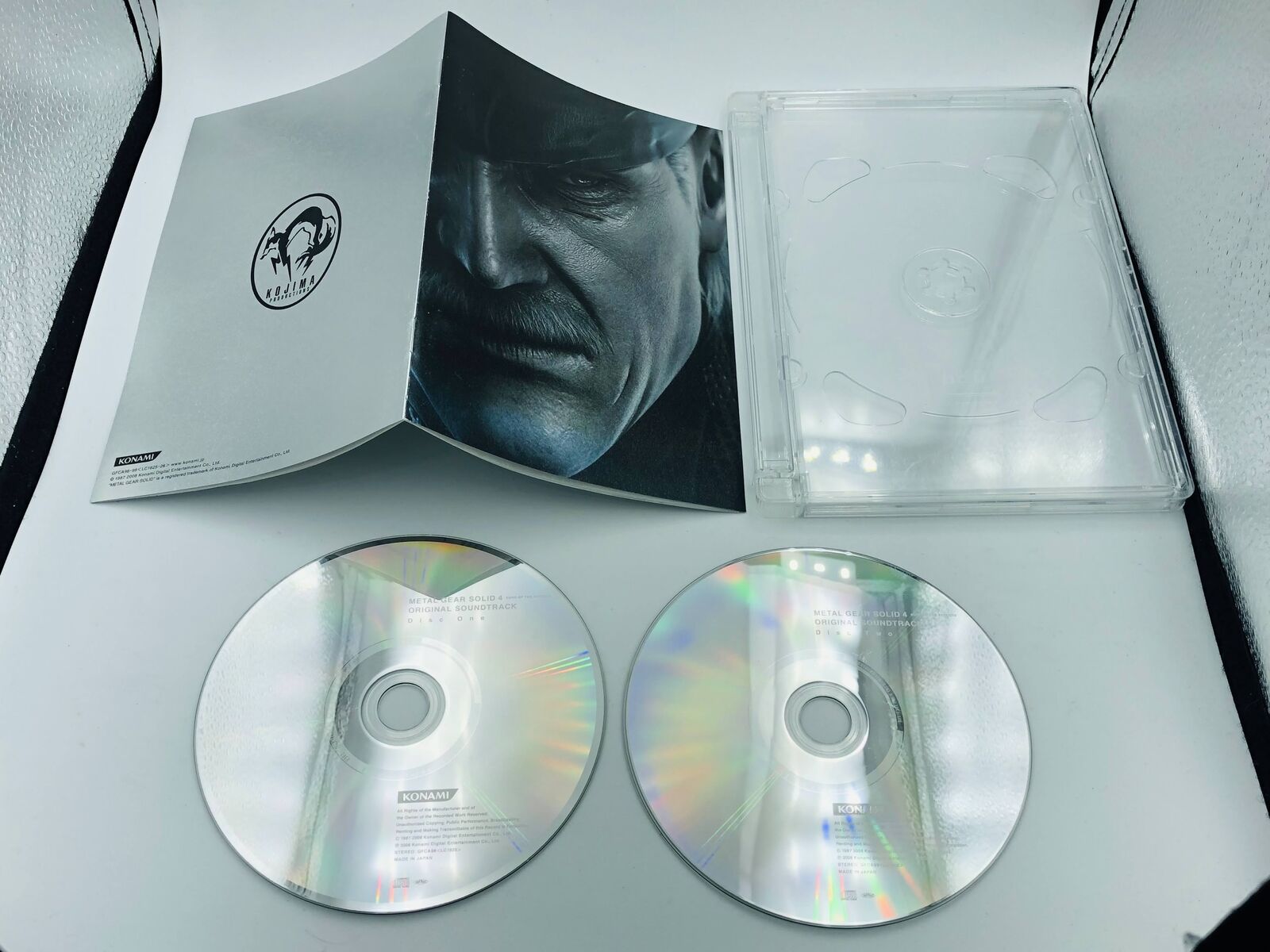Metal Gear Solid 4 Original Soundtrack 2-CD Konami GFCA98-99 authentic Japan OST