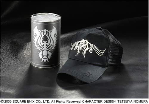 Final Fantasy VII Advent Children mesh trucker cap designed by Tetsuya Nomura