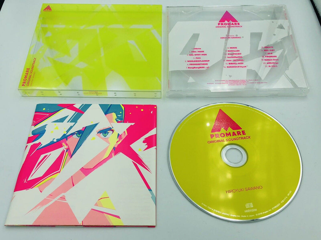 Promare Original Soundtrack CD Hiroyuki Sawano with yellow slipcover & poster