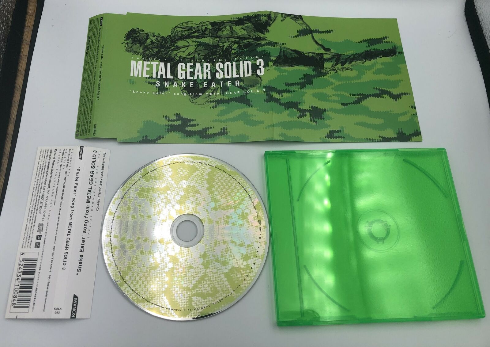 Snake Eater Theme Song from Metal Gear Solid 3 CD single Camouflage Key Disc