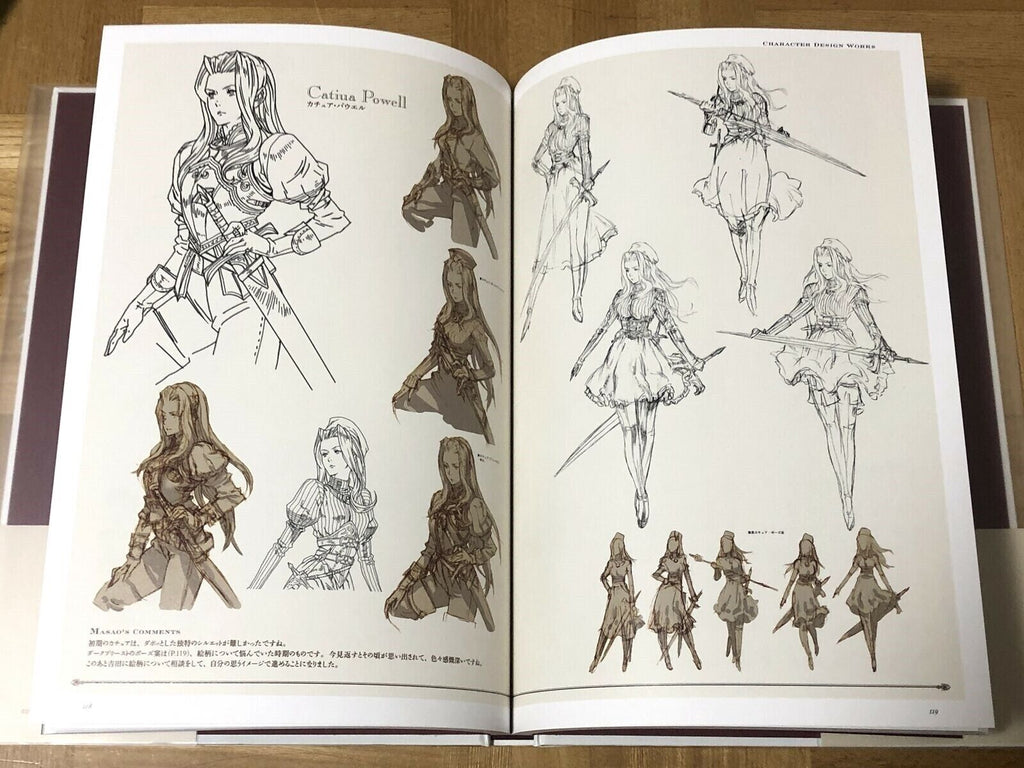 Tactics Ogre Art Works hardcover artbook SquareEnix Akihiko Yoshida illustration
