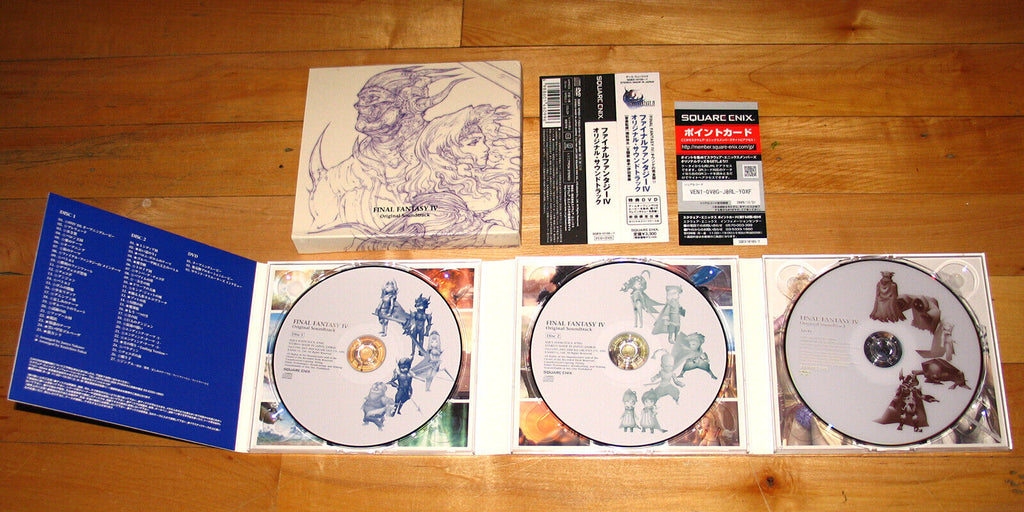 Final Fantasy IV Original Soundtrack DS 1st first print 2CD+DVD limited edition