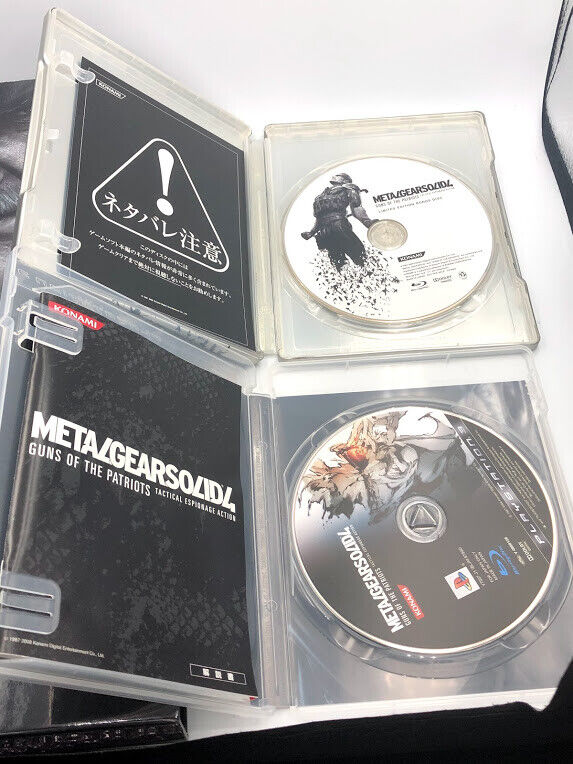 Metal Gear Solid 4 Limited Edition Japan First Print with Steelbook 2-disc PS3