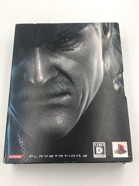 Metal Gear Solid 4 Limited Edition Japan First Print with Steelbook 2-disc PS3