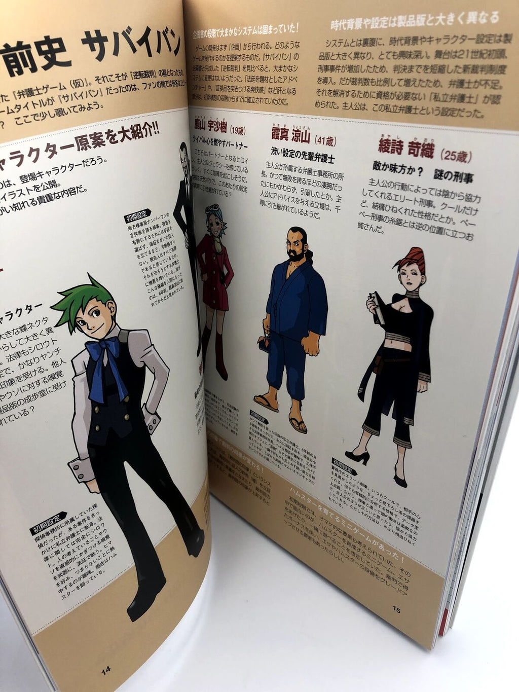 Gyakuten Saiban Ace Attorney Official Fanbook Vol 1 Fan Book w/ soundtrack CD