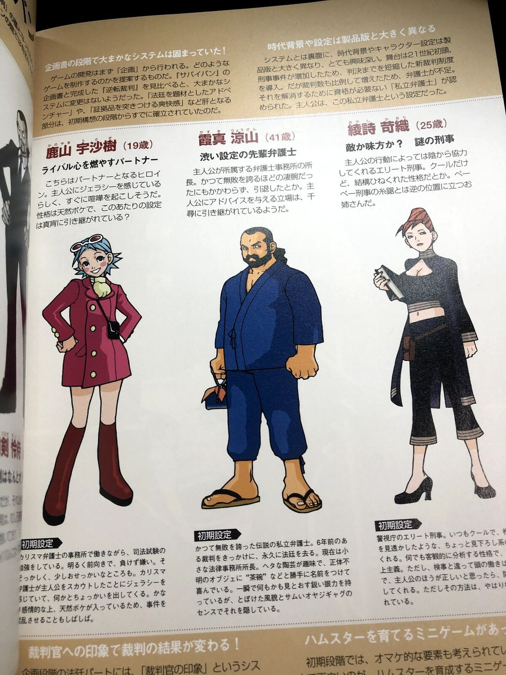 Gyakuten Saiban Ace Attorney Official Fanbook Vol 1 Fan Book w/ soundtrack CD