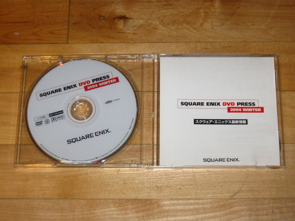 Square Enix in-store promo DVD Final Fantasy VII/XII/Kingdom Hearts 2 trailers